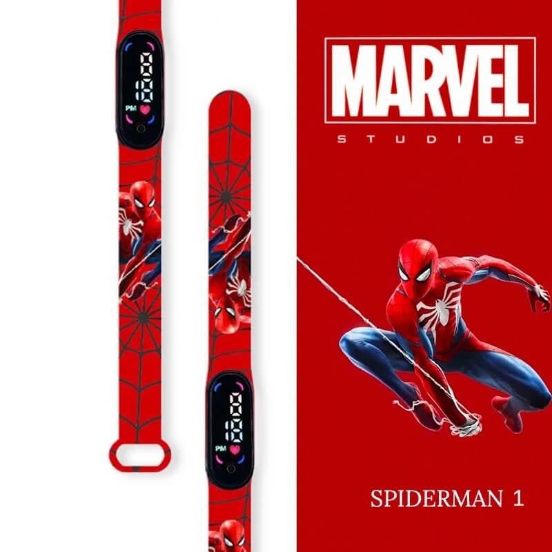 Relógio Infantil Digital Spiderman Led - Astoria | Relógios e Acessórios